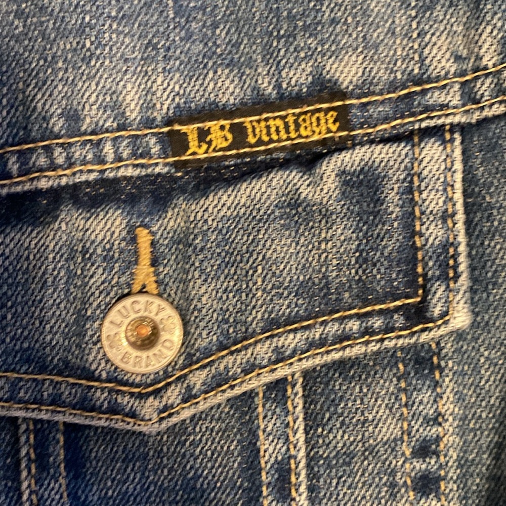 Vintage Inspired Lucky Brand Jean Jacket - Picture 3 of 4